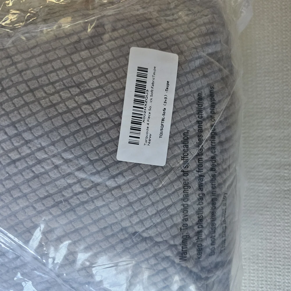 Taupe Sofa Cushion Cover